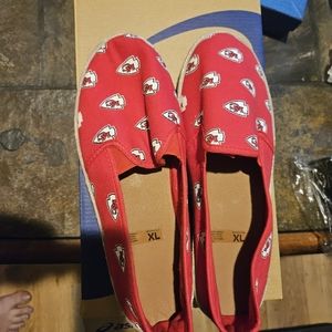 KC chiefs unisex slip ons